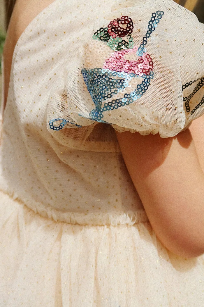 Παιδικό φόρεμα Konges Sløjd YVONNE PUFF DRESS KS105138.PPY2