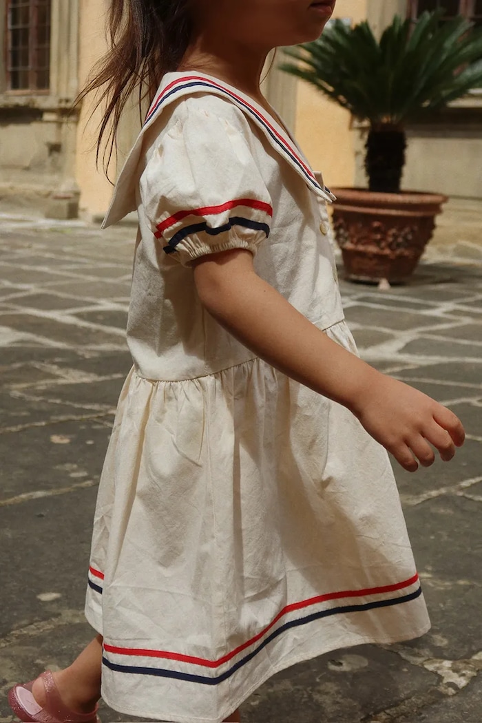 Dievčenské bavlnené šaty Konges Sløjd ALLIE DRESS GOTS KS104629.PPY2