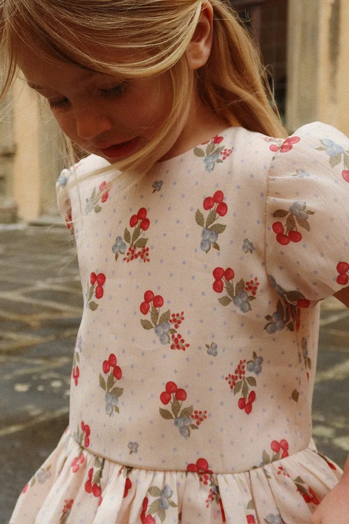 Konges Sløjd babydoll šaty ZIA DRESS KS105140.PPY2