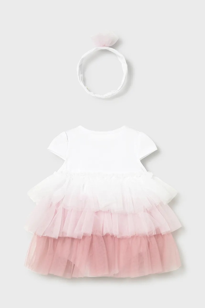 Платье для младенцев Mayoral Newborn 1601.2D.Newborn.PPY2 розовый SS26