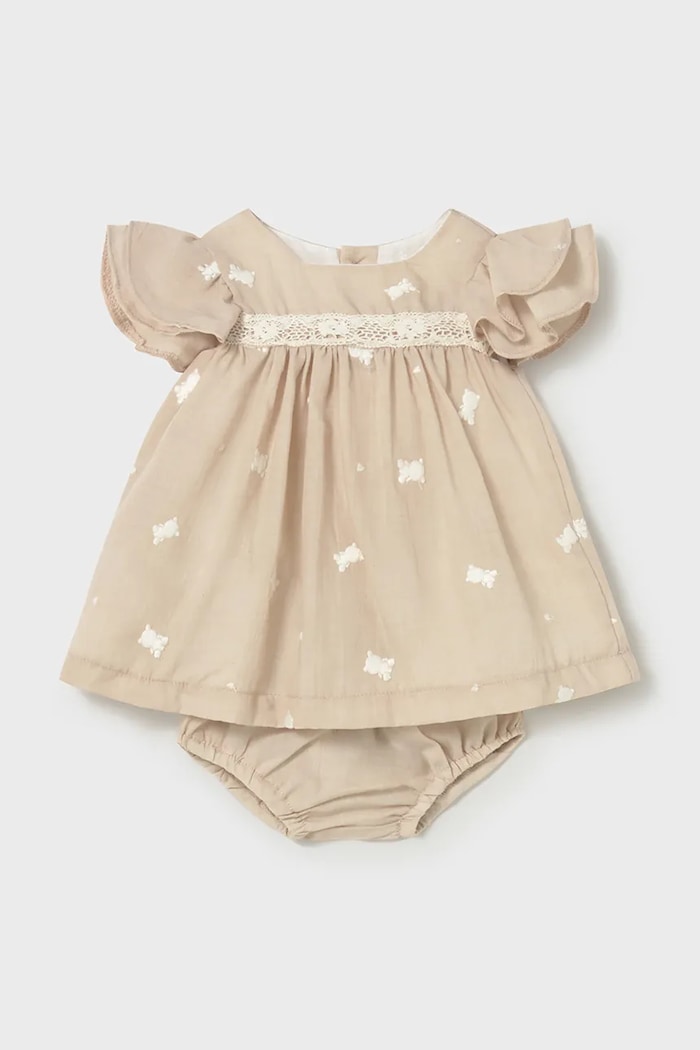 Сукня Mayoral Newborn короткий бежевий 1802.2M.Newborn.PPY2