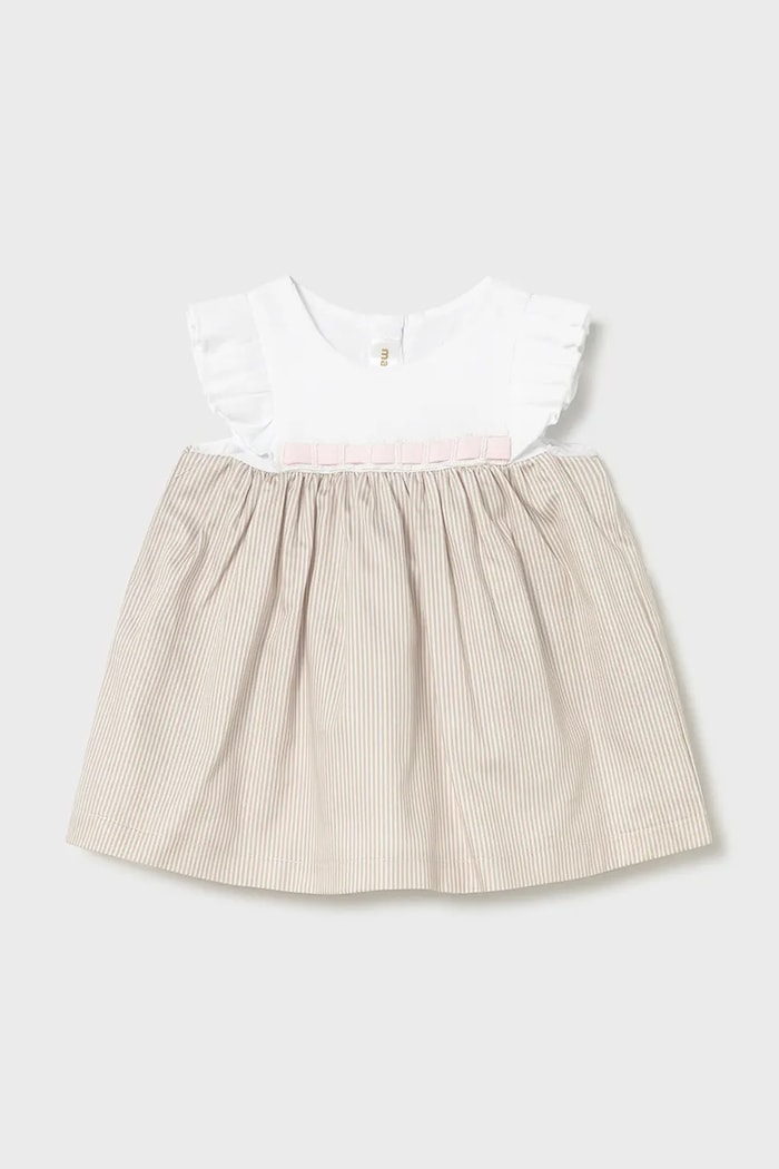 Платье для младенцев Mayoral Newborn короткий бежевый 1824.2C.Newborn.PPY2