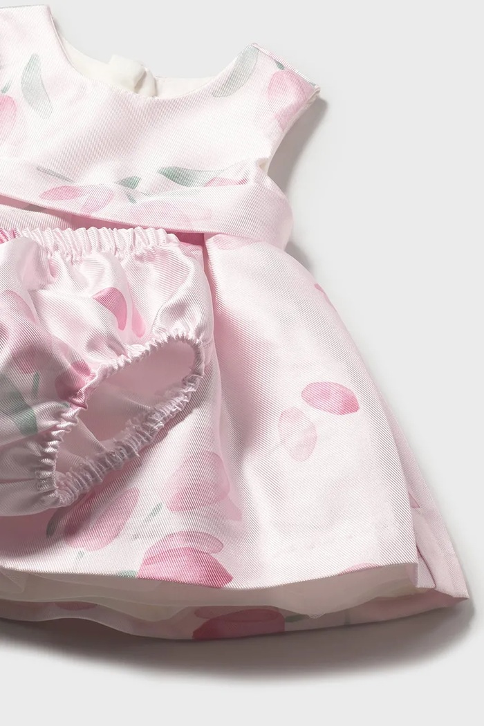 Dziewczynka Mayoral Newborn sukienka niemowlęca 1881.2L.Newborn.PPY2 różowy