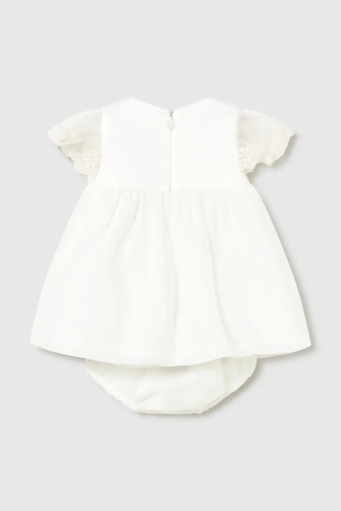 Šaty pre bábätká Mayoral Newborn 1883.2L.Newborn.PPY2 biela SS26