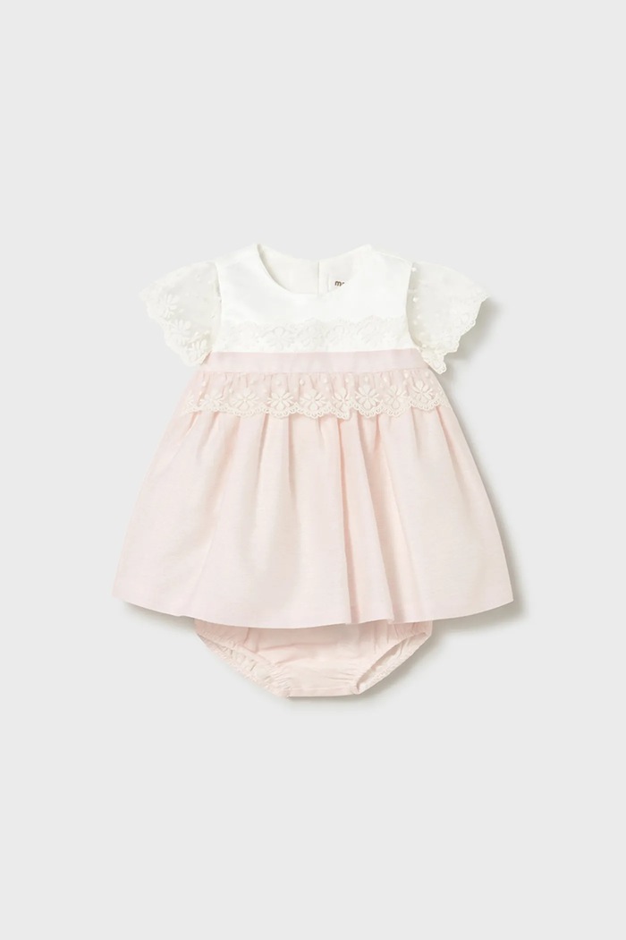 Kojenecké šaty Mayoral Newborn 1883.2L.Newborn.PPY2 růžová SS26