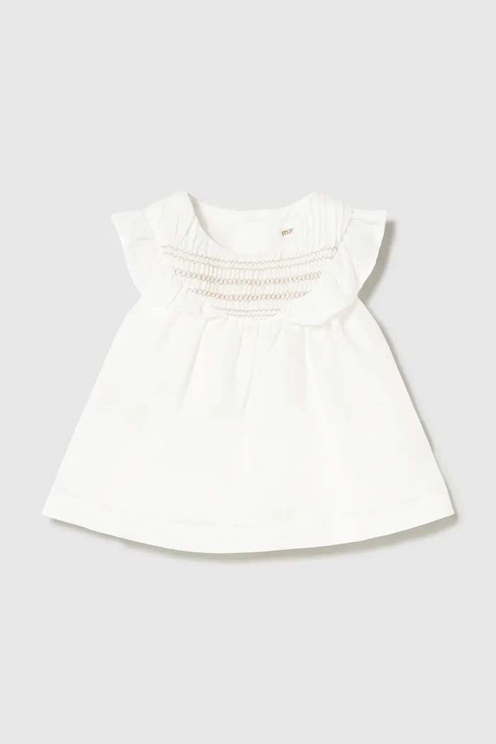 Mayoral Newborn vestito neonato mini bianco 1884.2M.Newborn.PPY2
