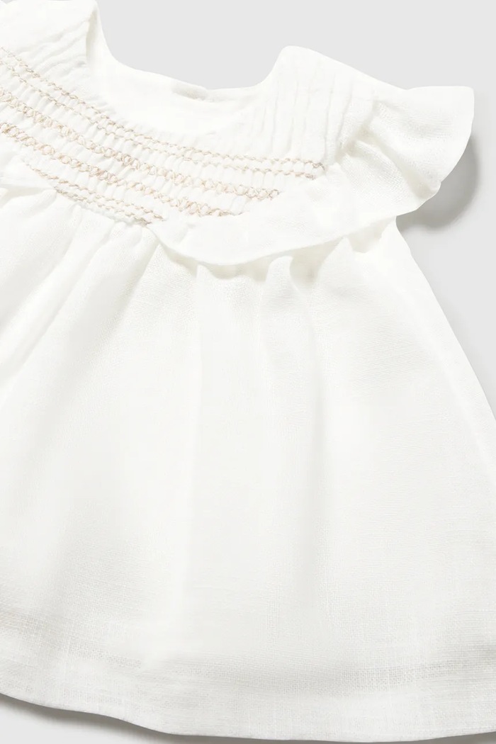 BIMBA Mayoral Newborn vestito neonato 1884.2M.Newborn.PPY2 bianco