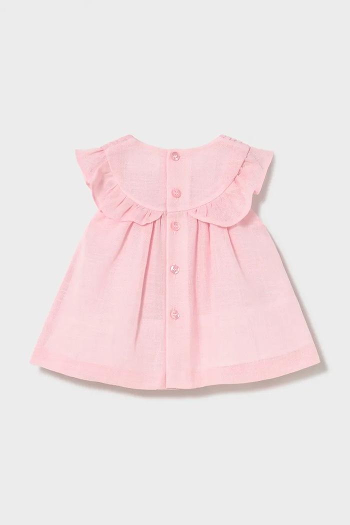 Φόρεμα μωρού Mayoral Newborn 1884.2M.Newborn.PPY2 ροζ SS26