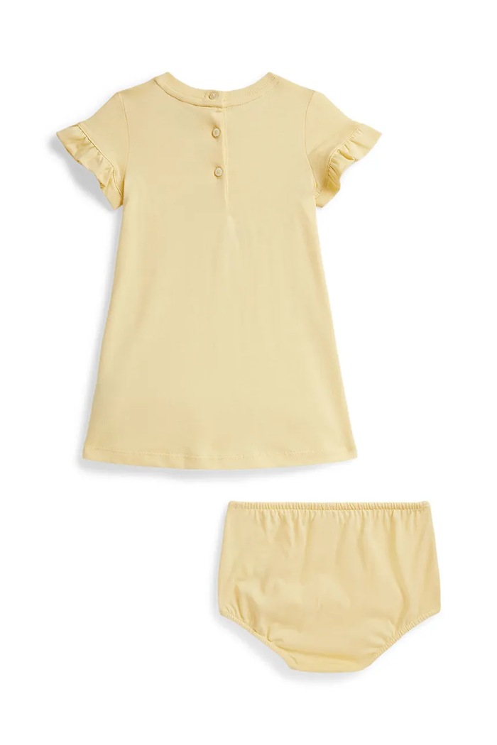 Polo Ralph Lauren bavlnené šaty 310A11770001 žltá SS26