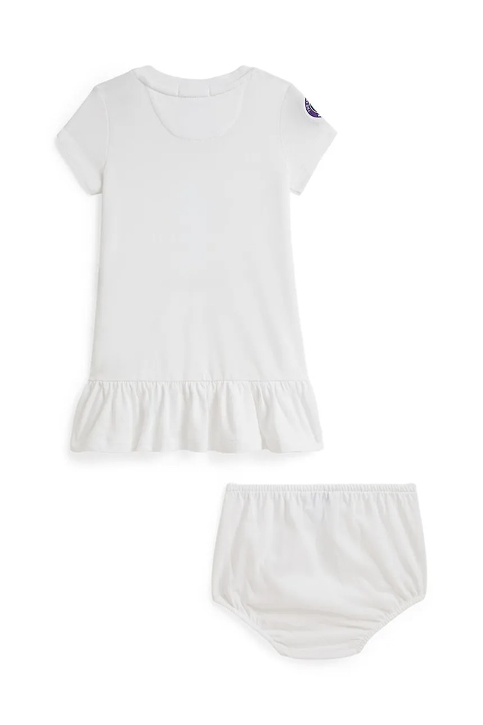Polo Ralph Lauren sukienka bawełniana 310B17721001 biały SS26