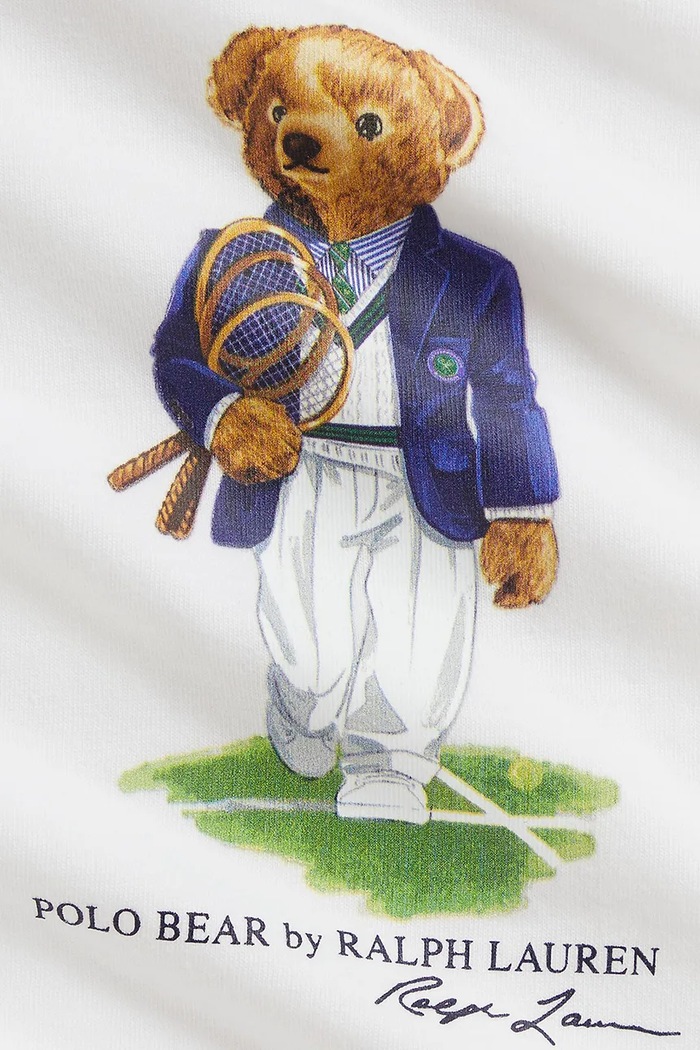 Dziewczynka Polo Ralph Lauren sukienka bawełniana 310B17721001 biały
