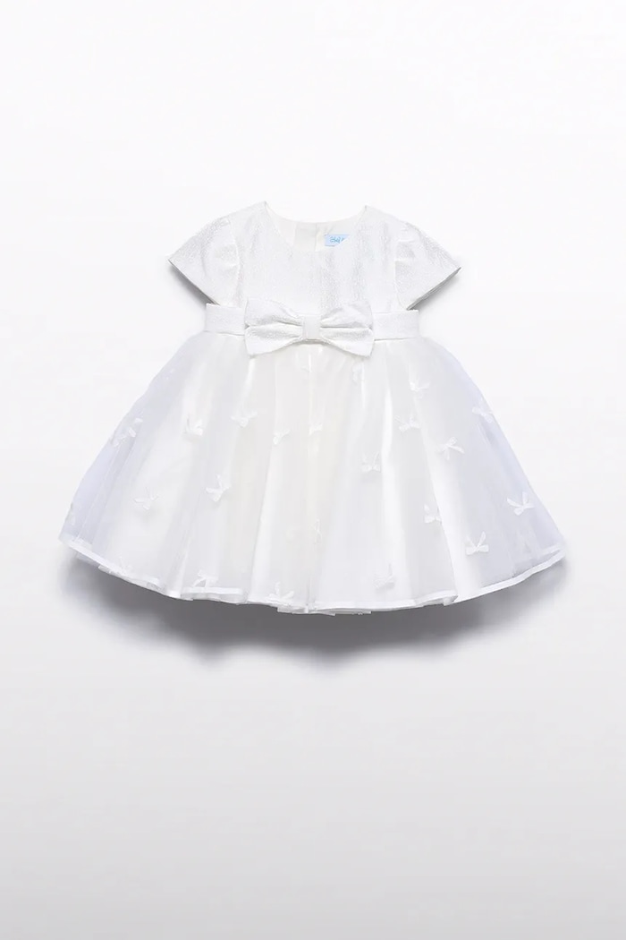 Abel&Lula rochie bebe 5003.11.Baby.PPY2 alb SS26