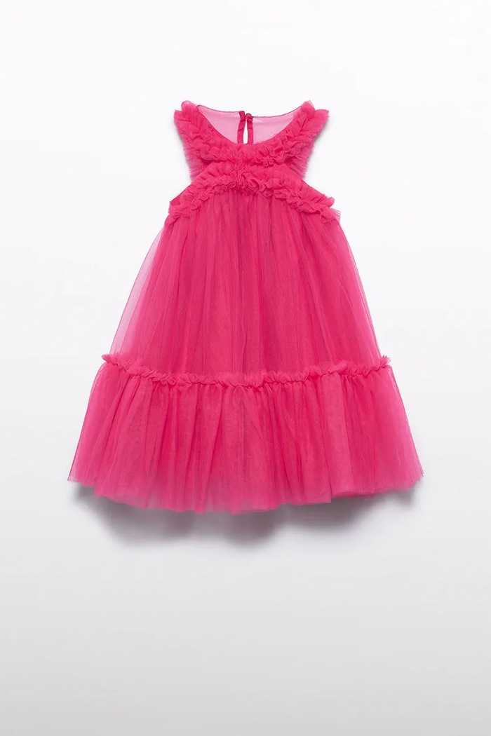 Παιδικό φόρεμα Abel&Lula 5036.4.Mini.PPY2 ροζ SS26