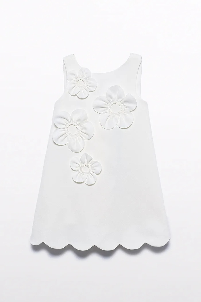 Dievčenské šaty Abel&Lula 5055.6.Mini.PPY2 biela SS26