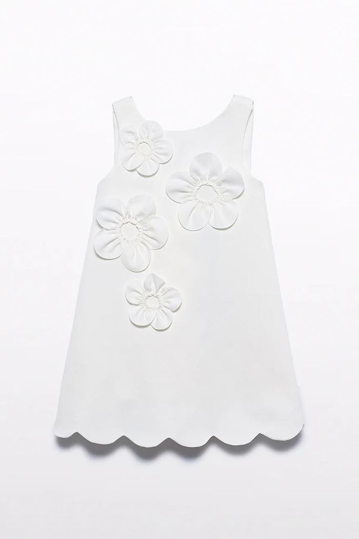 Dievčenské šaty Abel&Lula 5055.6.Mini.PPY2 biela SS26