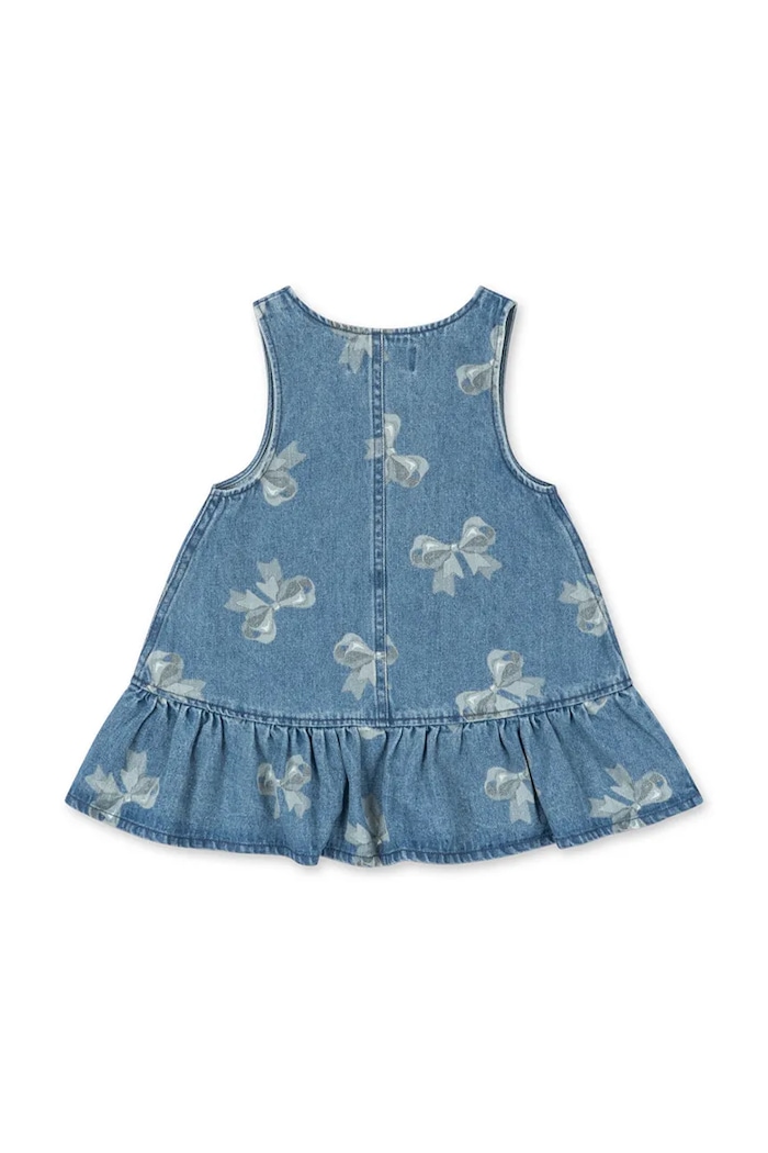 Детское джинсовое платье Konges Sløjd MAGOT FRILL DRESS GOTS KS102921.PPY2 тёмно-синий SS26