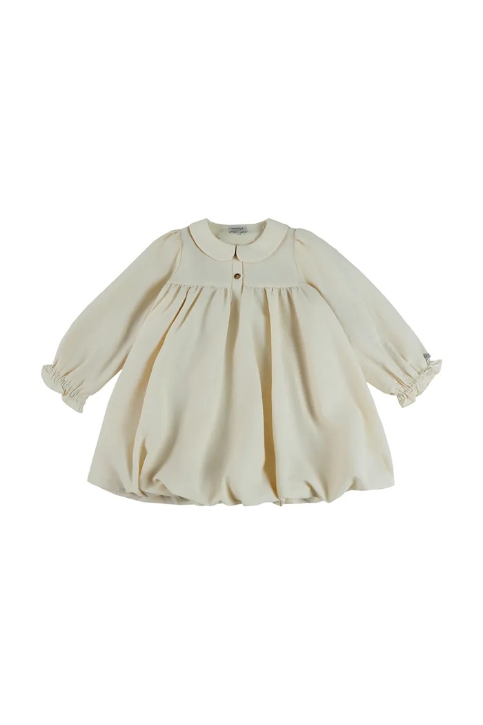 Donsje sukienka bawełniana dziecięca Nyari Dress 4115200 beżowy SS26