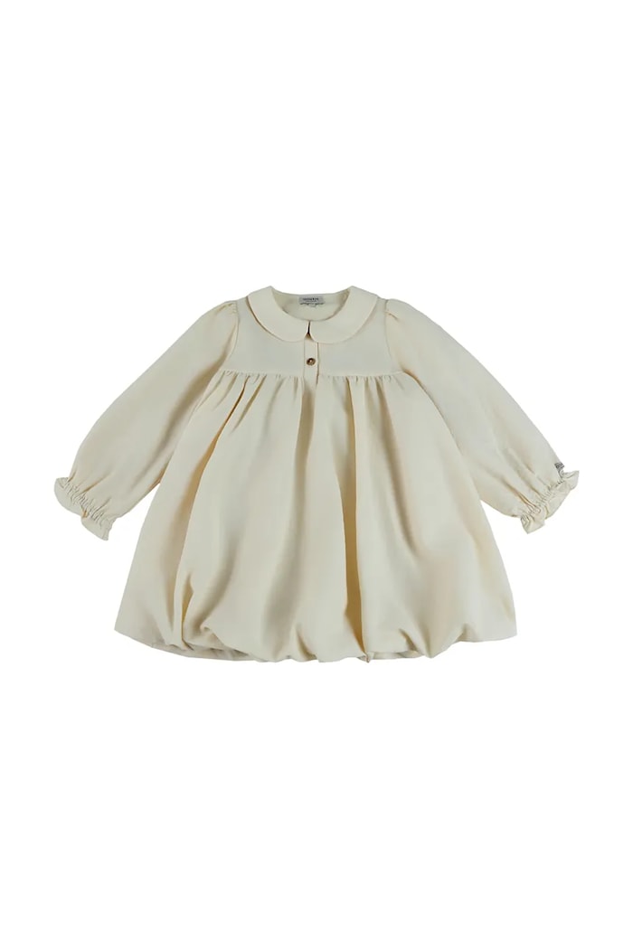 Donsje sukienka bawełniana dziecięca Nyari Dress 4115200 beżowy SS26