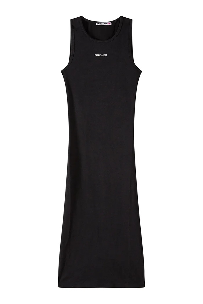 Patrizia Pepe rochie bodycon de bumbac J331 negru 7A0618