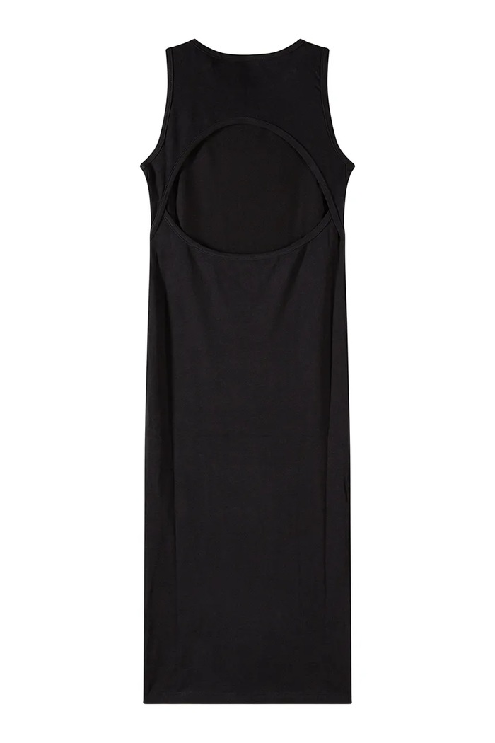 Patrizia Pepe rochie bodycon de bumbac J331 7A0618 negru SS26