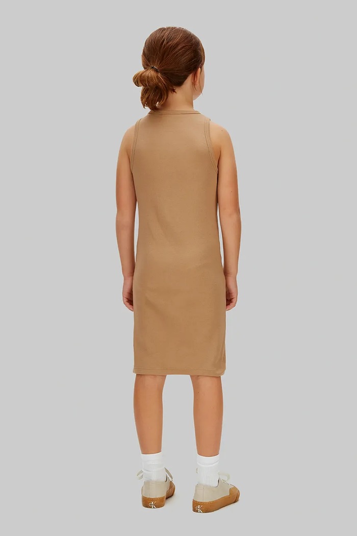 Fete Calvin Klein Jeans rochie bodycon LVCKSJH07G.128.176.PPY2 maro
