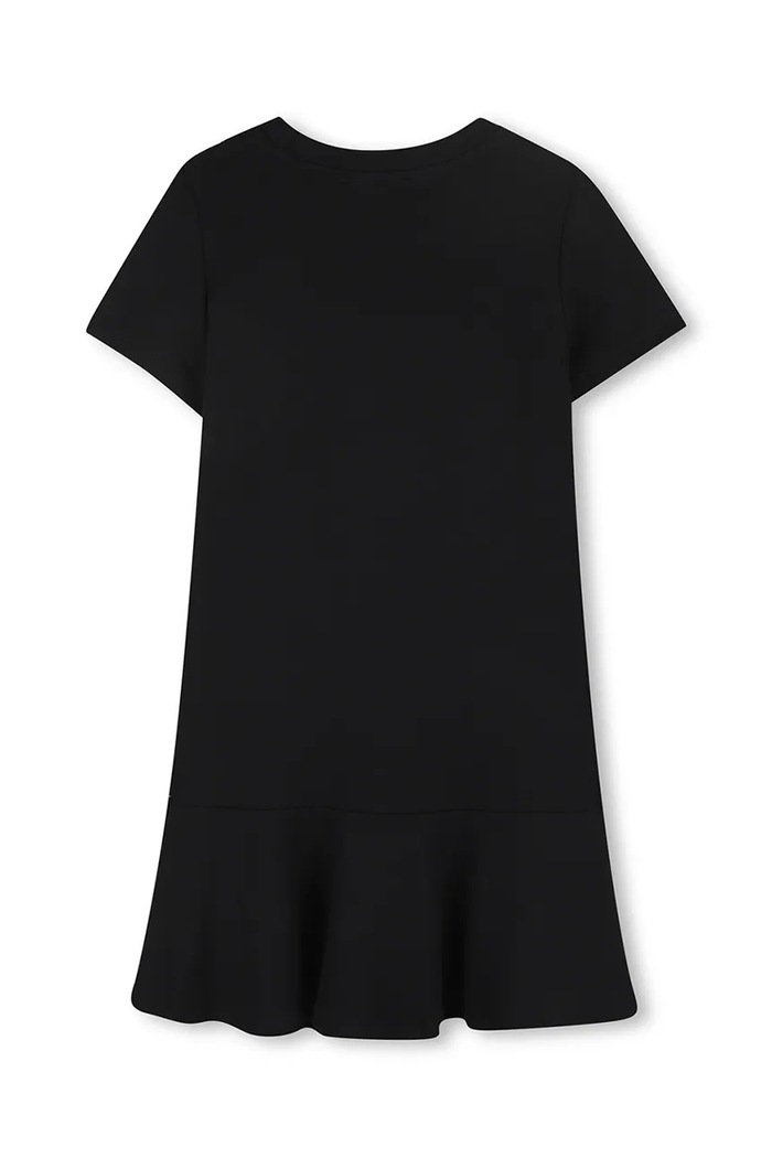 Dievčenské bavlnené šaty Marc Jacobs W60711.156 čierna SS26