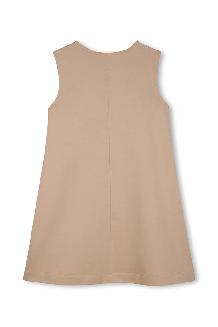 Fete Michael Kors rochie din bumbac pentru copii R30595.114.150 maro