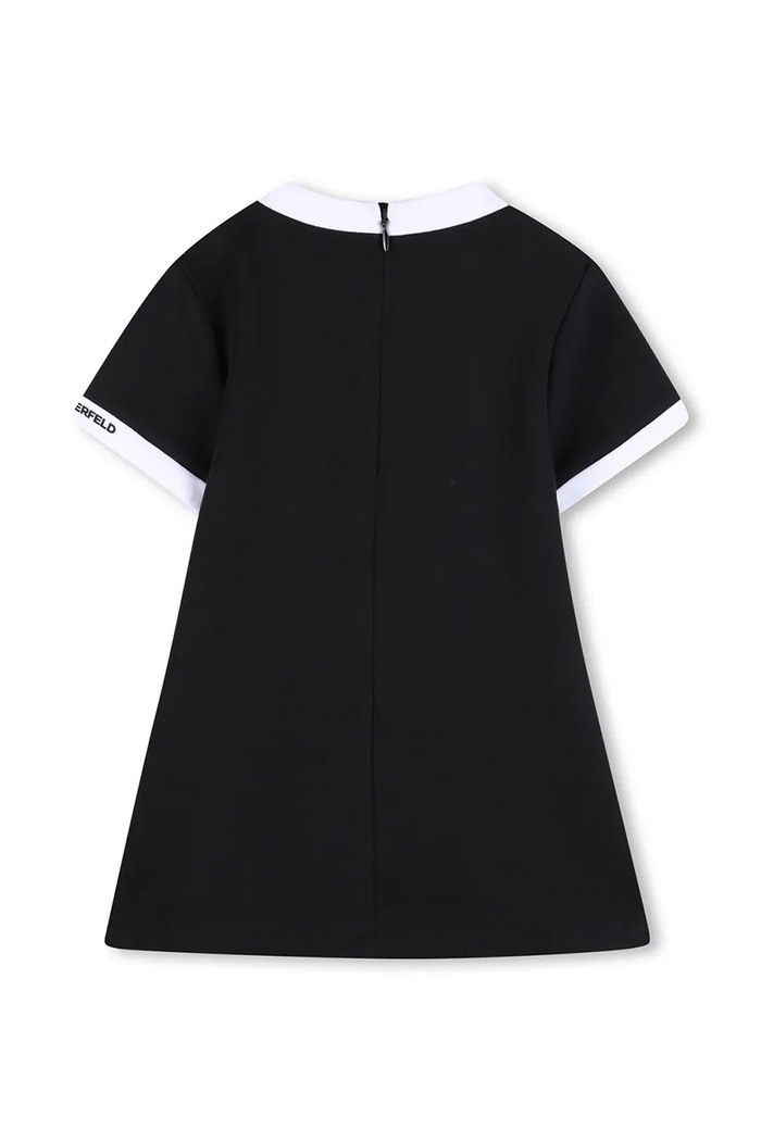 Šaty pre bábätká Karl Lagerfeld Z31062.74.81 čierna SS26