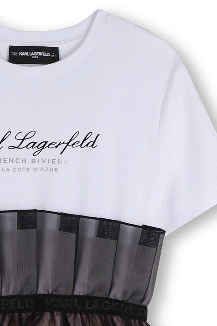 Dievčenské šaty Karl Lagerfeld ružová Z31140.86.108