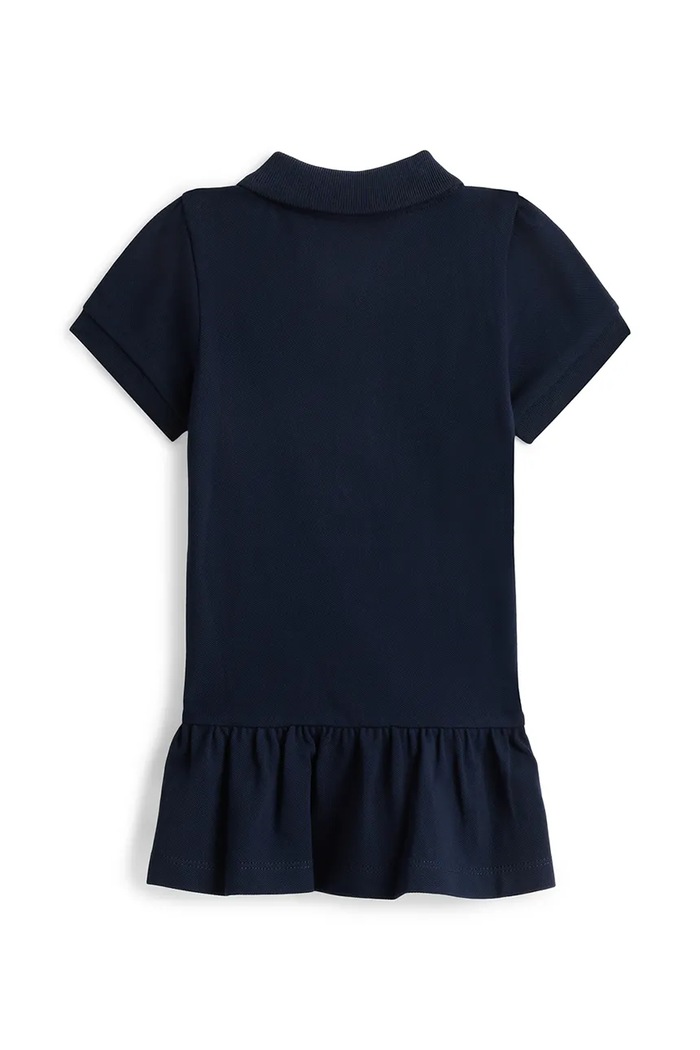 Tommy Hilfiger rochie de vară din bumbac KN0KN02356.PPY2 bleumarin SS26