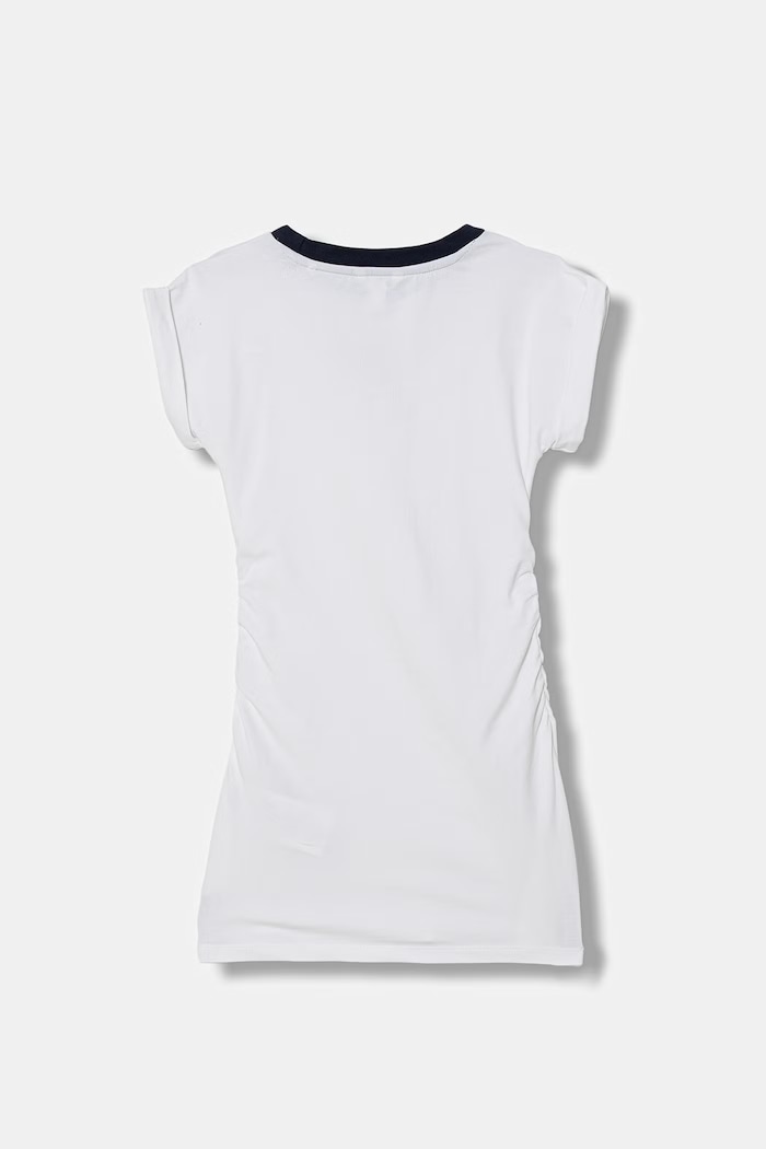 Guess letné šaty bavlnené s elastanom J6GK03.J1314.PPY2.M biela SS26