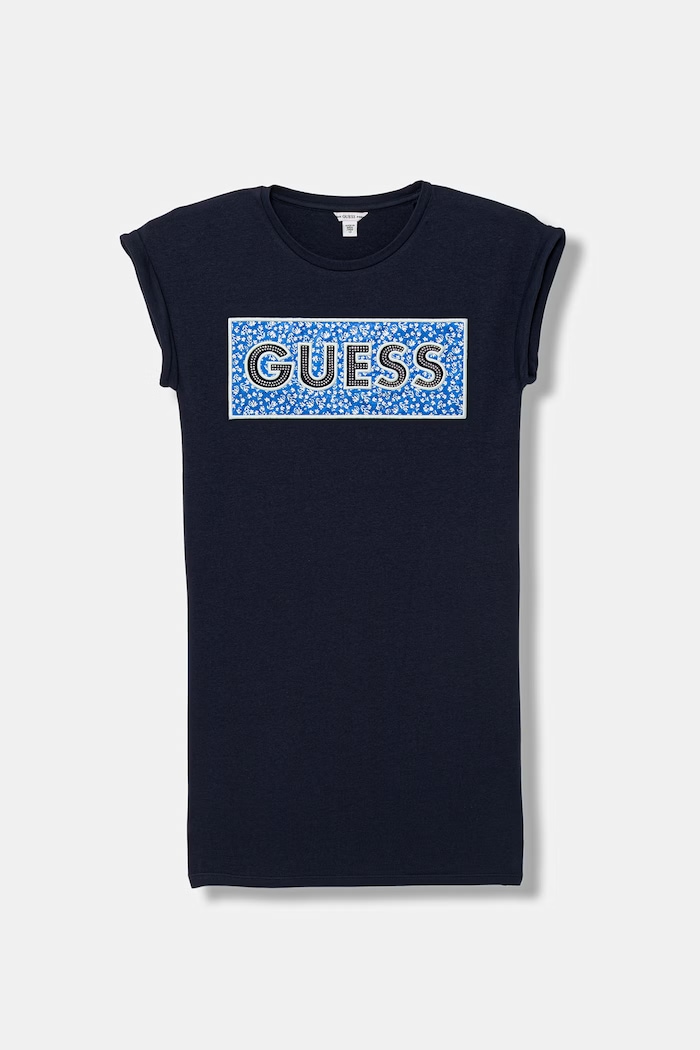 Guess sukienka dziecięca krótki granatowy J6GK05.KAE24.PPY2.M