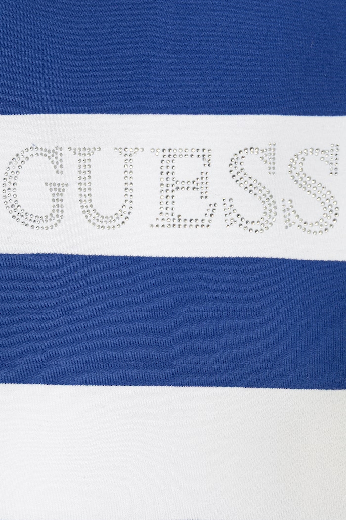 Fete Guess rochie din bumbac J6GK06.KD174.PPY2.M albastru
