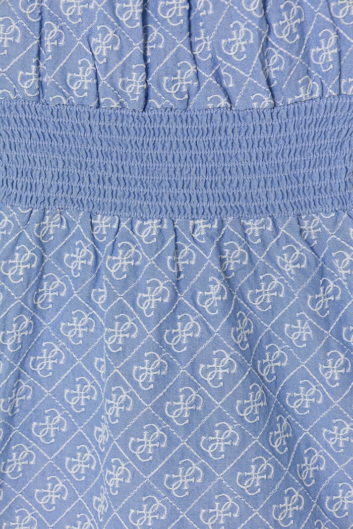 Dievča Guess letné šaty bavlnené J6GK22.WR300.PPY2.M modrá