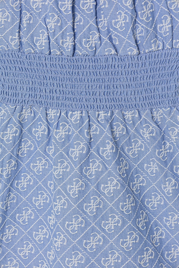 Dievča Guess letné šaty bavlnené J6GK22.WR300.PPY2.M modrá
