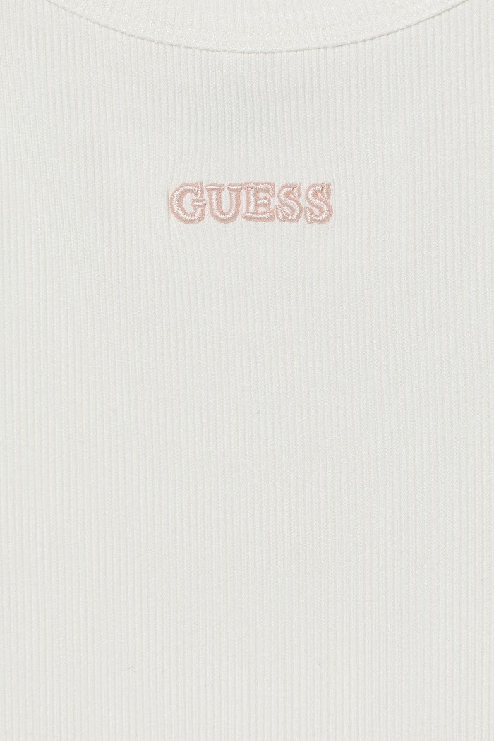 Dievča Guess šaty z viskózy J6GK28.K8RT2.PPY2.M béžová