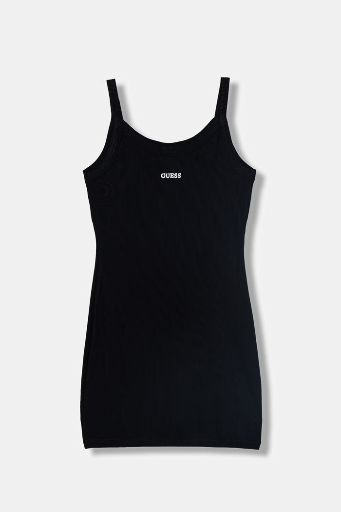 Guess šaty z viskózy čierna J6GK28.K8RT2.PPY2.M