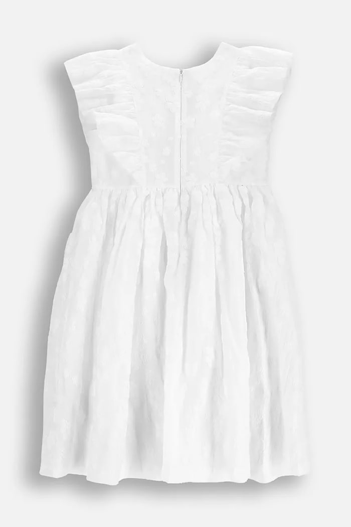 Coccodrillo rochie evazată WC6128202EJG alb SS26