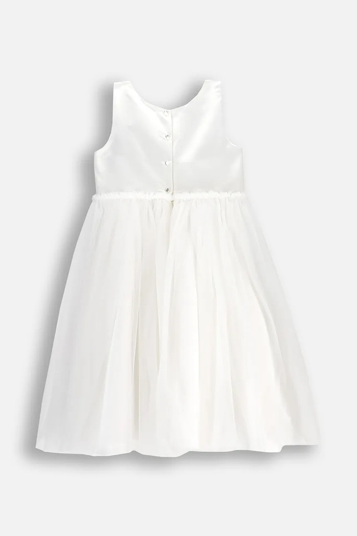 Coccodrillo šaty s rozšíreným strihom WC6128303EJG biela SS26