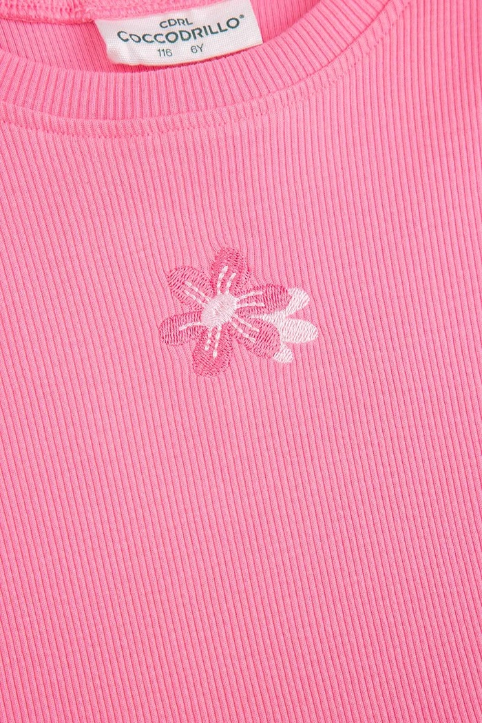 Coccodrillo sukienka bawełniana różowy WC6129101FGK