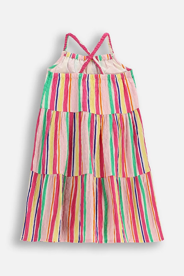 Dziewczynka Coccodrillo sukienka letnia WC6128301WGK multicolor