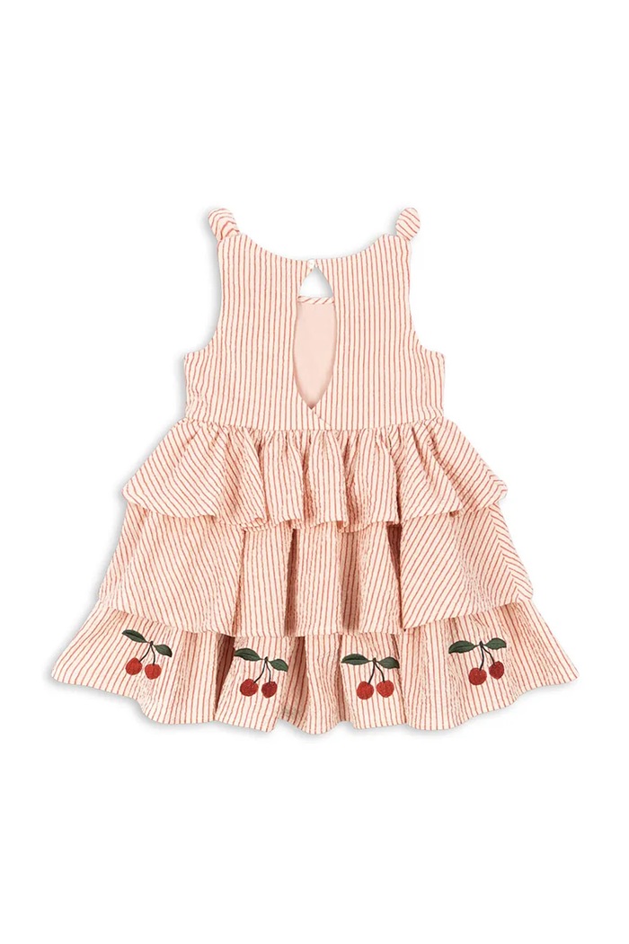 Konges Sløjd letné šaty bavlnené ELLIE DRESS GOTS KS105344.PPY2 ružová SS26