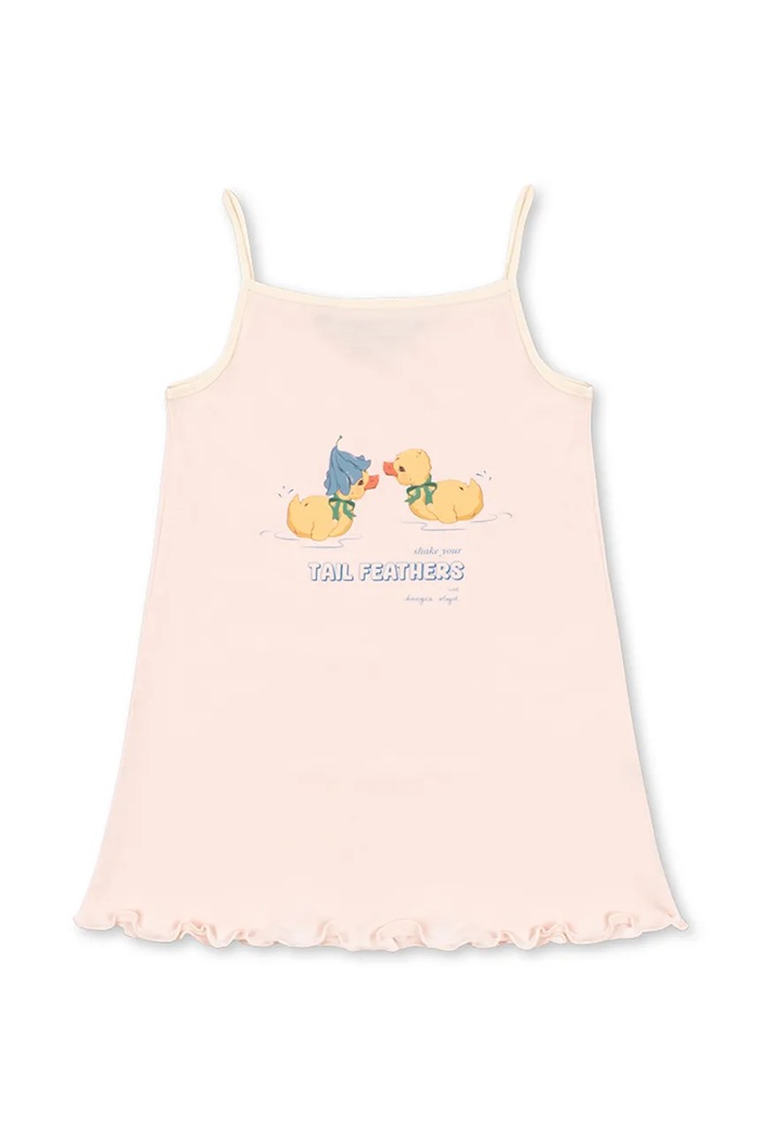 Konges Sløjd šaty bavlnené ERA STRAP DRESS OCS ružová KS105358.PPY2