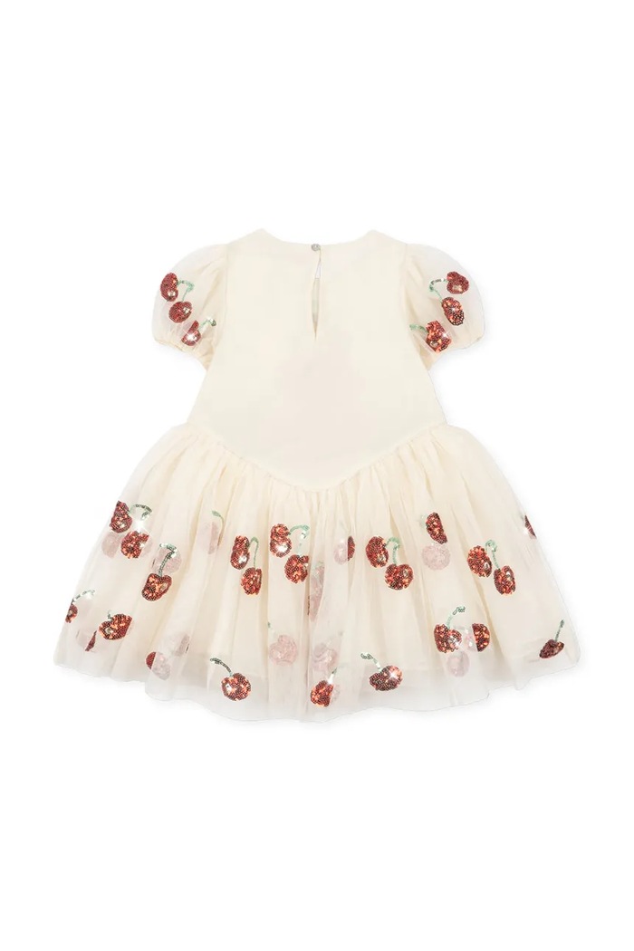 Konges Sløjd ruha HEARTLILY DRESS KS105412.PPY2 fehér SS26