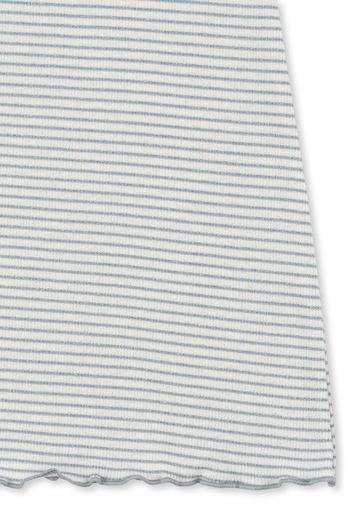 Konges Sløjd šaty s bavlnou ROLI STRAP DRESS OCS KS105532.PPY2 modrá