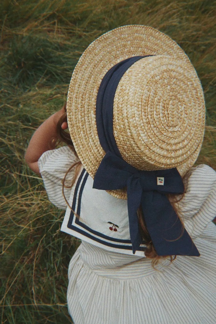 Konges Sløjd kiszélesedő ruha pamut ALLIE SAILOR DRESS GOTS KS105253.PPY2