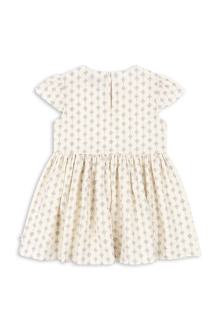 Lány Konges Sløjd nyári pamuttal AVA DRESS GOTS KS105269.PPY2 fehér