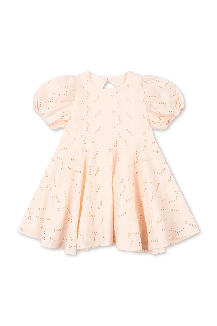 Konges Sløjd pamut ruha GLAISE DRESS GOTS rózsaszín KS105403.PPY2