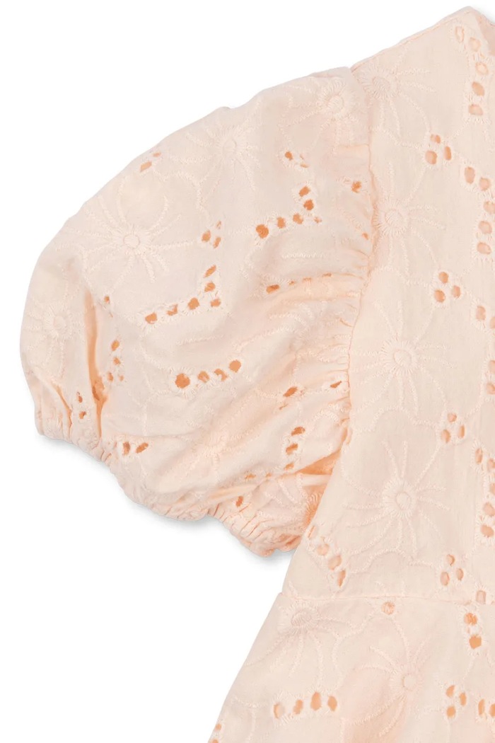 Konges Sløjd pamut ruha GLAISE DRESS GOTS rózsaszín KS105403.PPY2