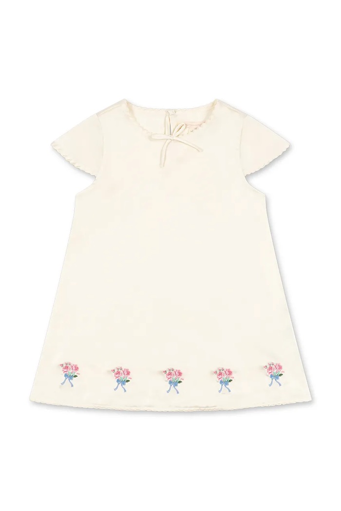 Konges Sløjd šaty SHEENY SS DRESS béžová KS105537.PPY2